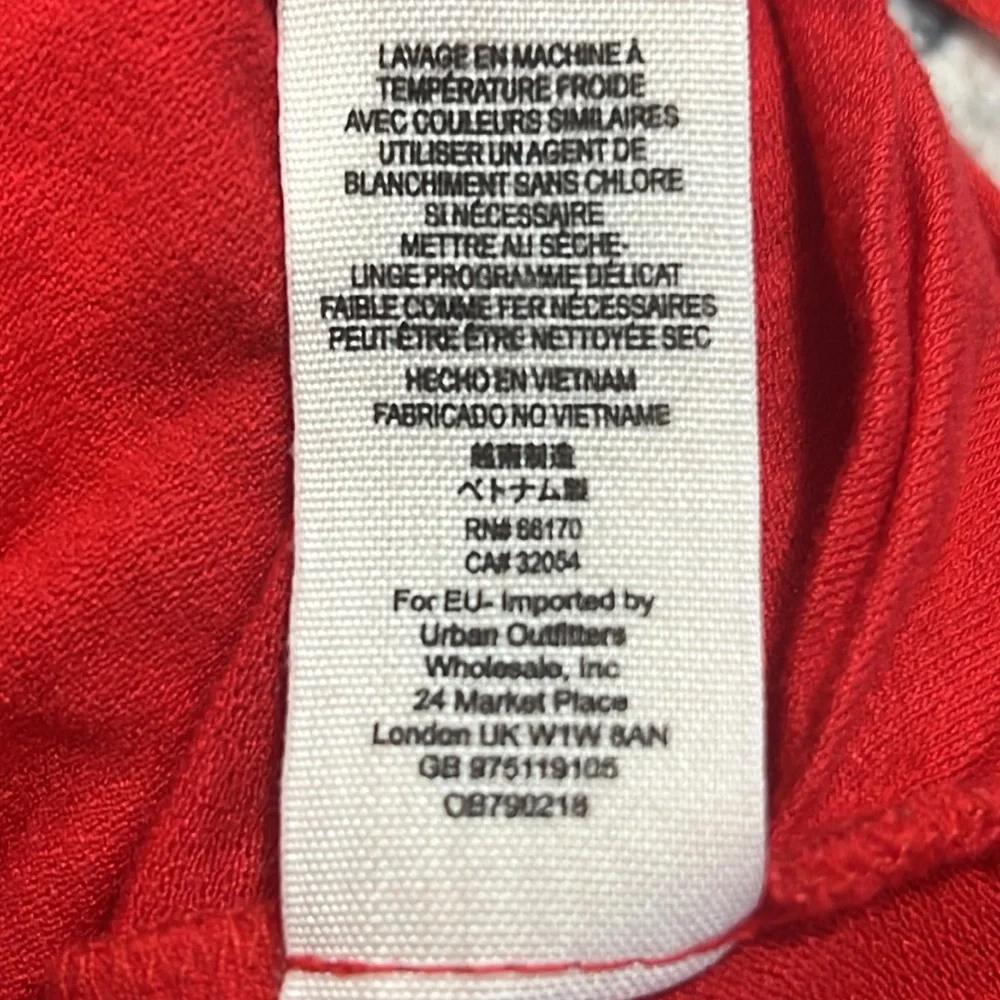 Free People Women’s Blouse, Red, size XS